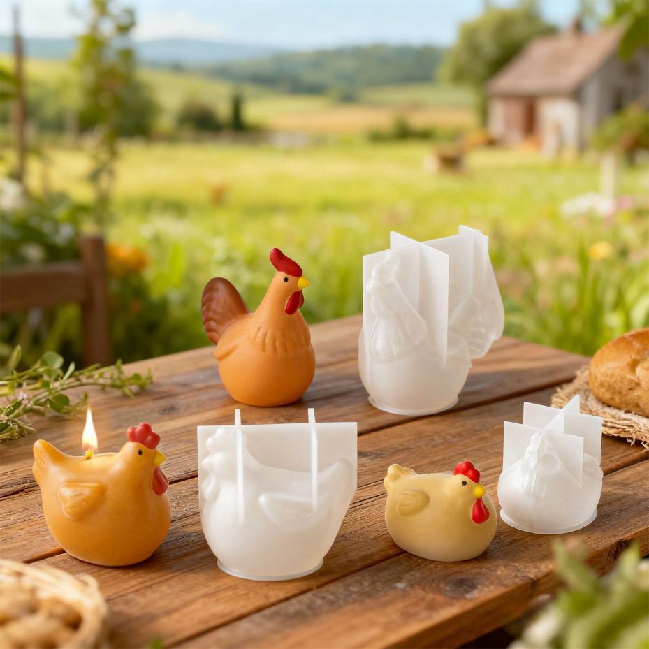 Soap Making Business - 3D Chicken Candle Silicone Mold Cute