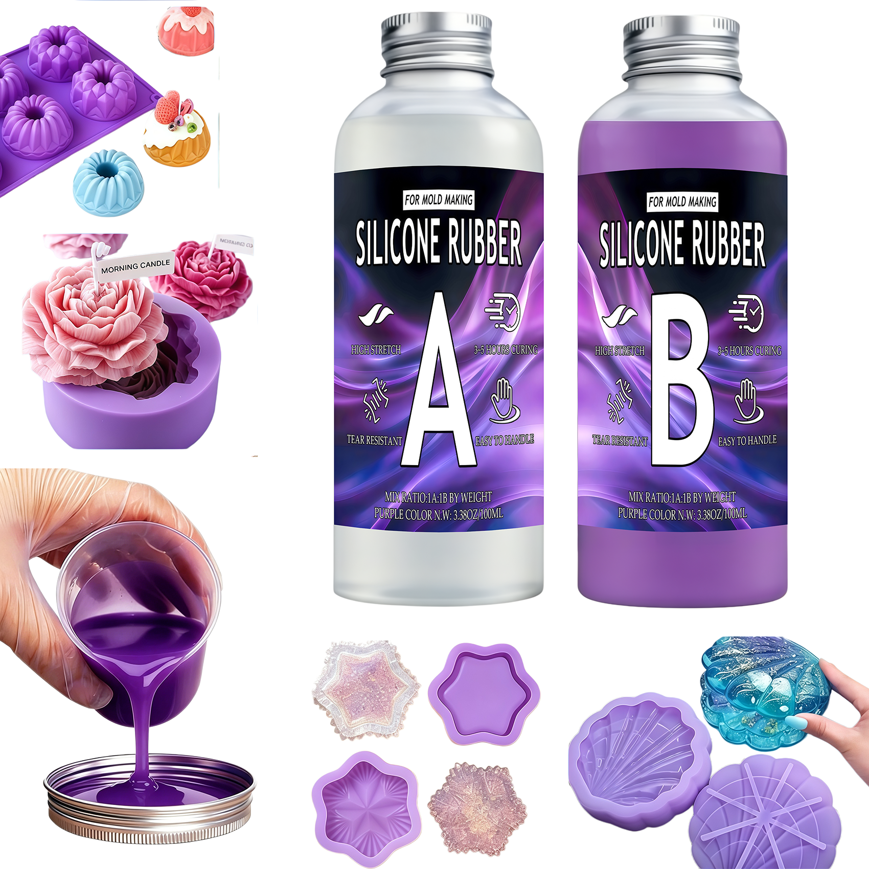 Platinum-cured liquid silicone - Soap Making Liquid บทวิจารณ์และราคา