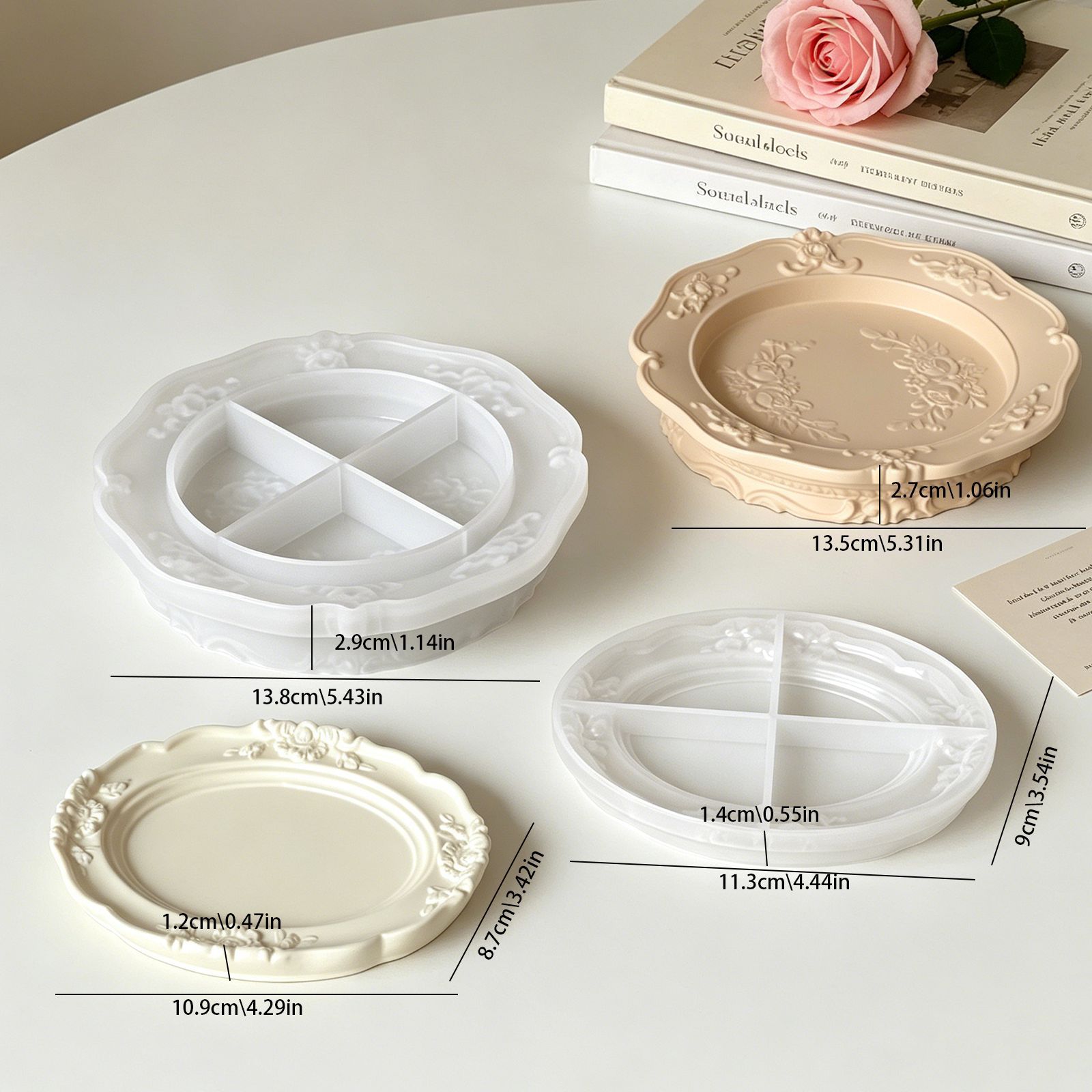 Elegant Vintage Baroque Lace S - Soap Making Material บทวิจารณ์และราคา