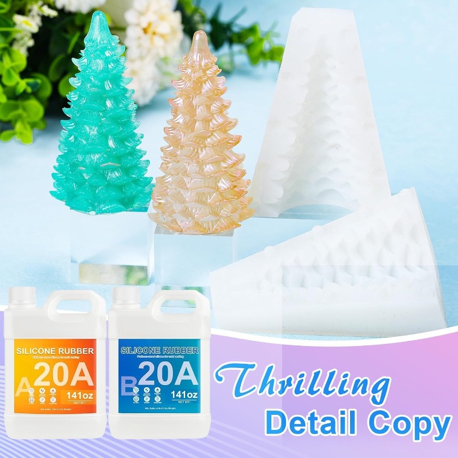 Silicone Mold Making Kit 136oz - Soap Making Liquid บทวิจารณ์และราคา
