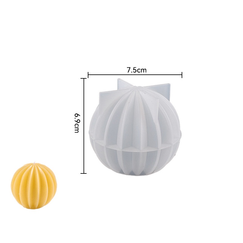 3D resin spherical candle mold - Soap Making Business บทวิจารณ์และราคา