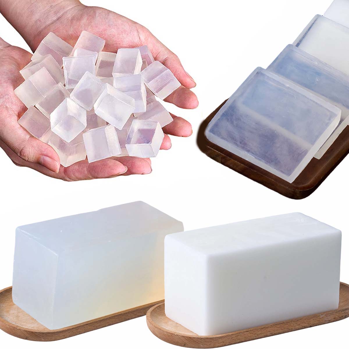 1000g Glycerin Soap Base DIY H - Soap Making Base บทวิจารณ์และราคา