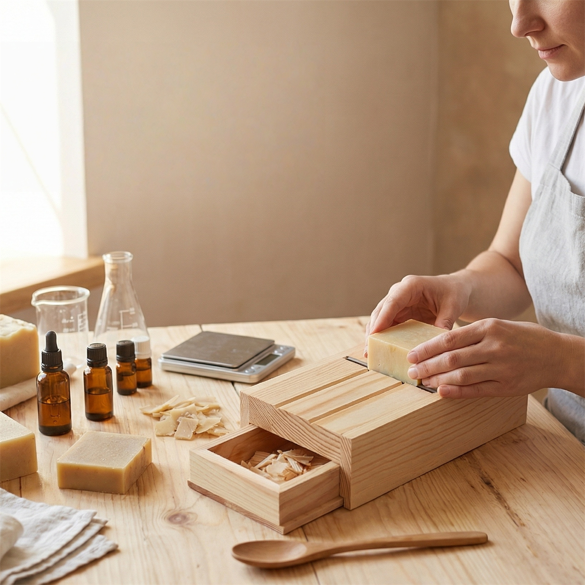 Soap Planer Cutter Drawer Box  - Soap Making Business บทวิจารณ์และราคา