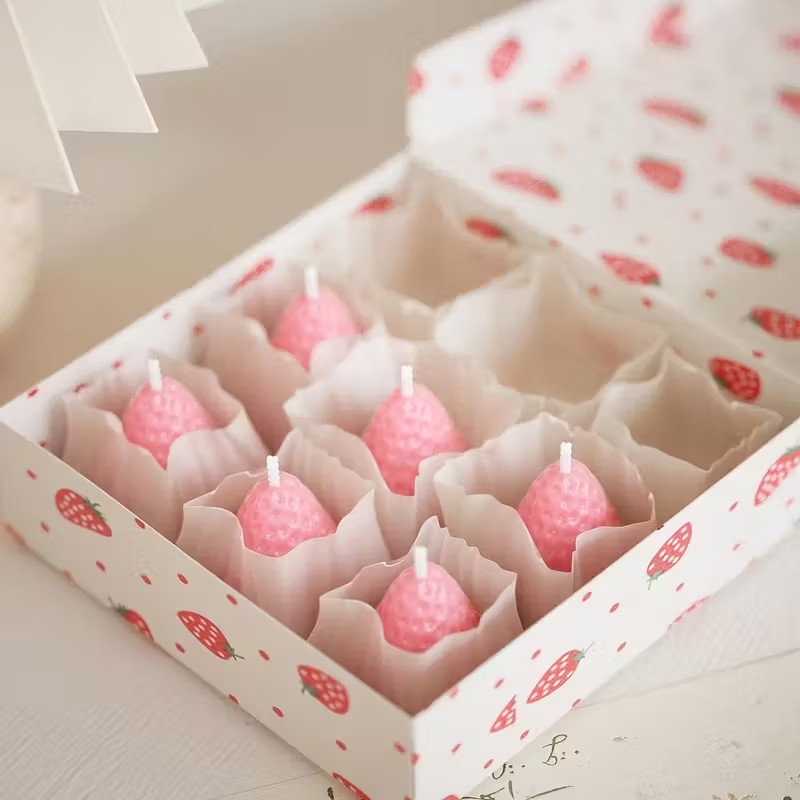 Strawberry Silicone Candle Mol - Soap Making Material บทวิจารณ์และราคา