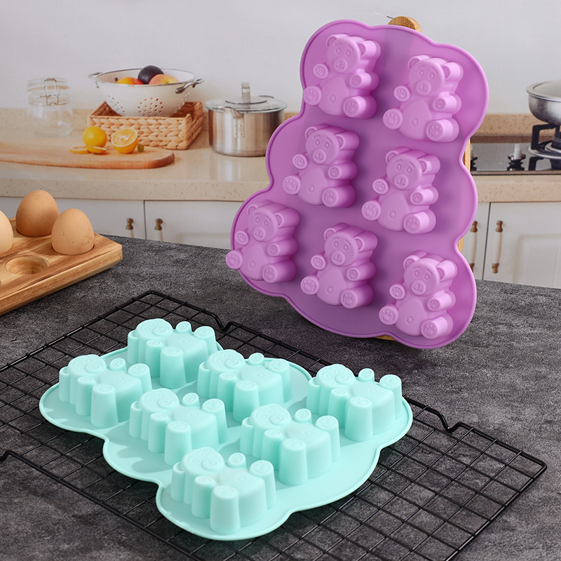 Silicone Gummy Bear Molds,Jell - Soap Making Material บทวิจารณ์และราคา