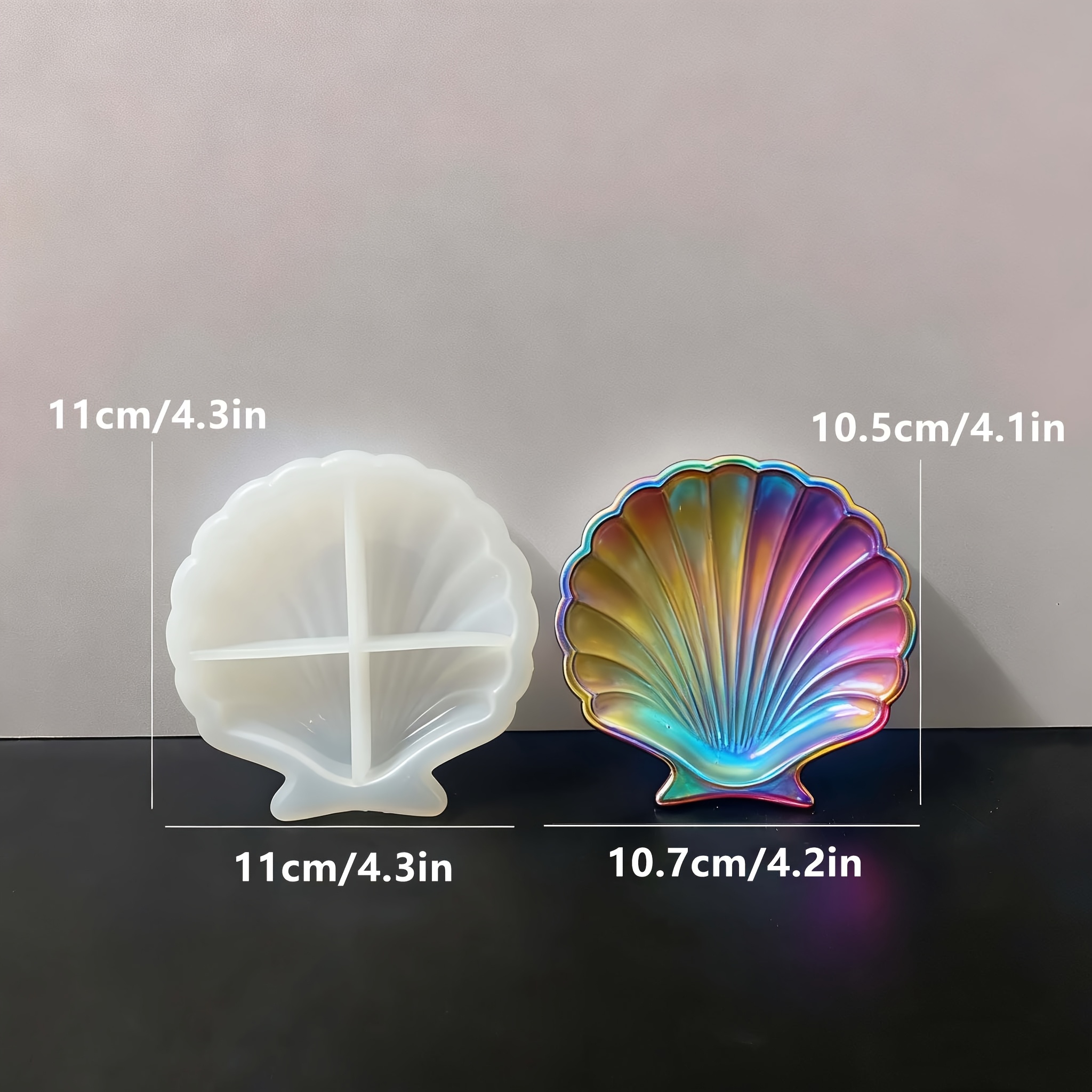 1 piece of silicone shell resi - Soap Making Material บทวิจารณ์และราคา