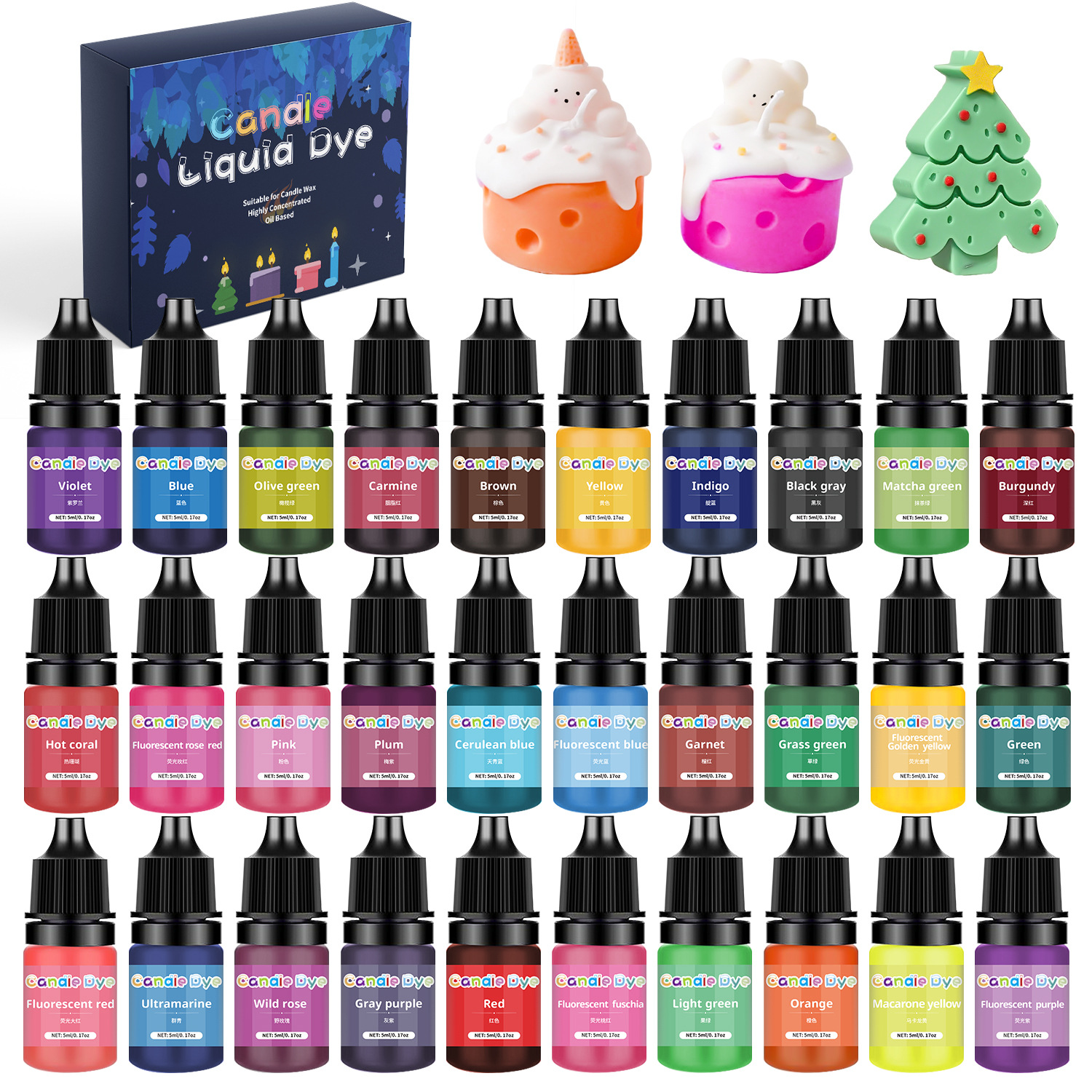 38 Color Candle Wax Pigment Co - Soap Making Liquid บทวิจารณ์และราคา