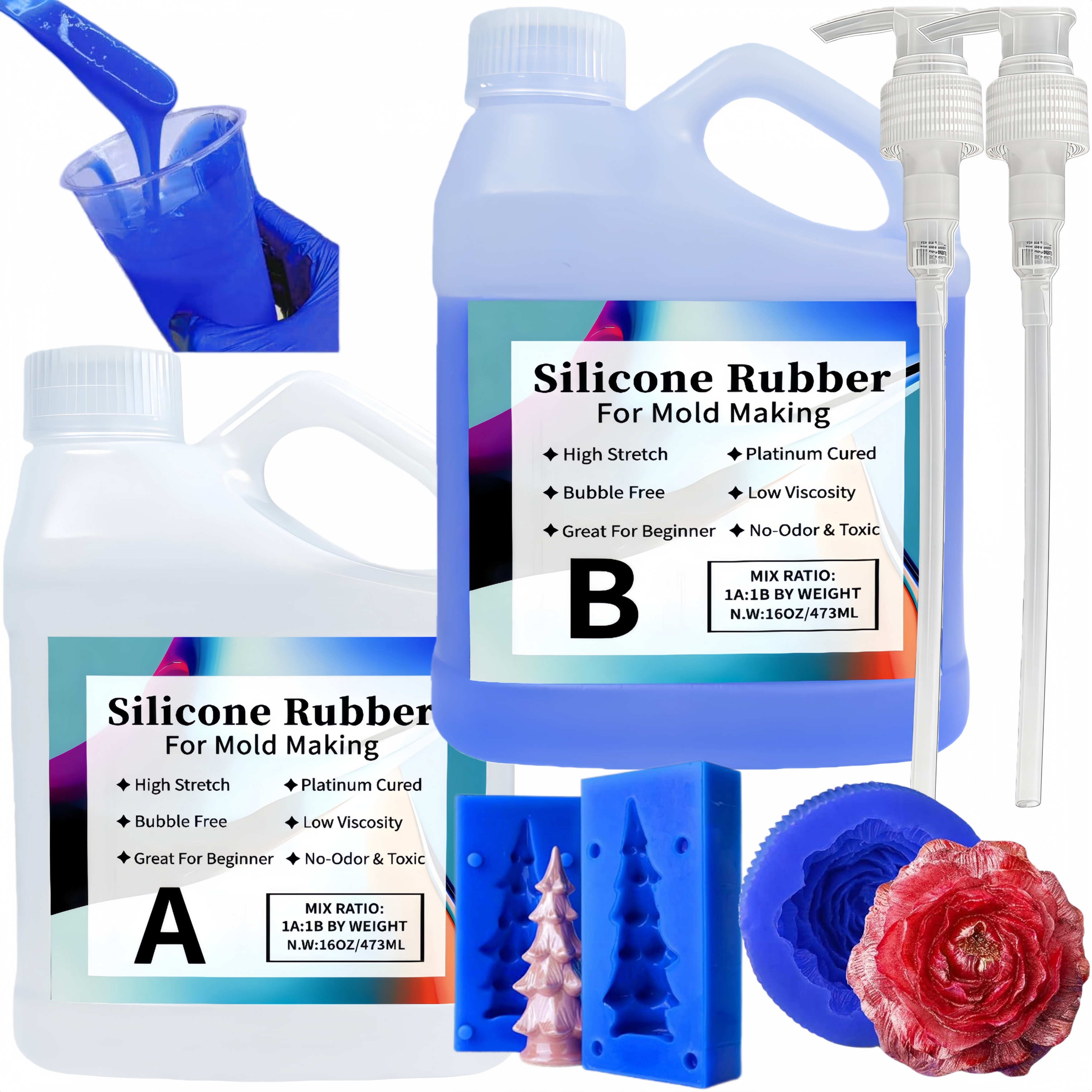 Platinum-Cured 15A Liquid Sili - Soap Making Liquid บทวิจารณ์และราคา