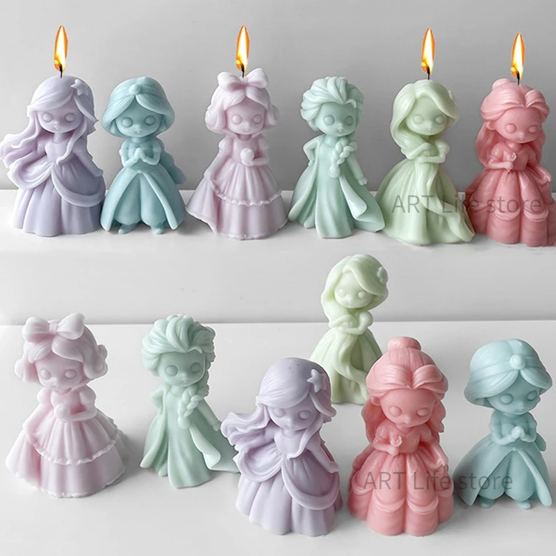 6 Princess Doll Silicone Candl - Soap Making Business บทวิจารณ์และราคา