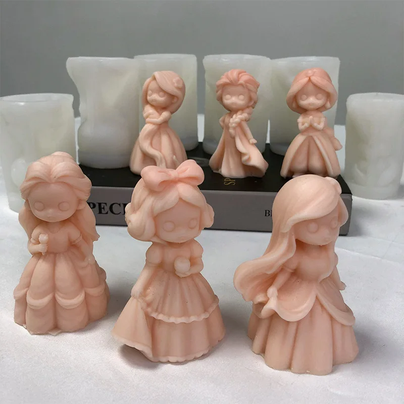 6 Princess Doll Silicone Candl - Soap Making Business บทวิจารณ์และราคา