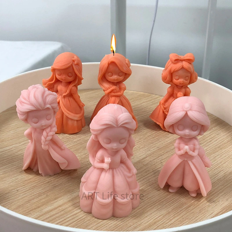 6 Princess Doll Silicone Candl - Soap Making Business บทวิจารณ์และราคา