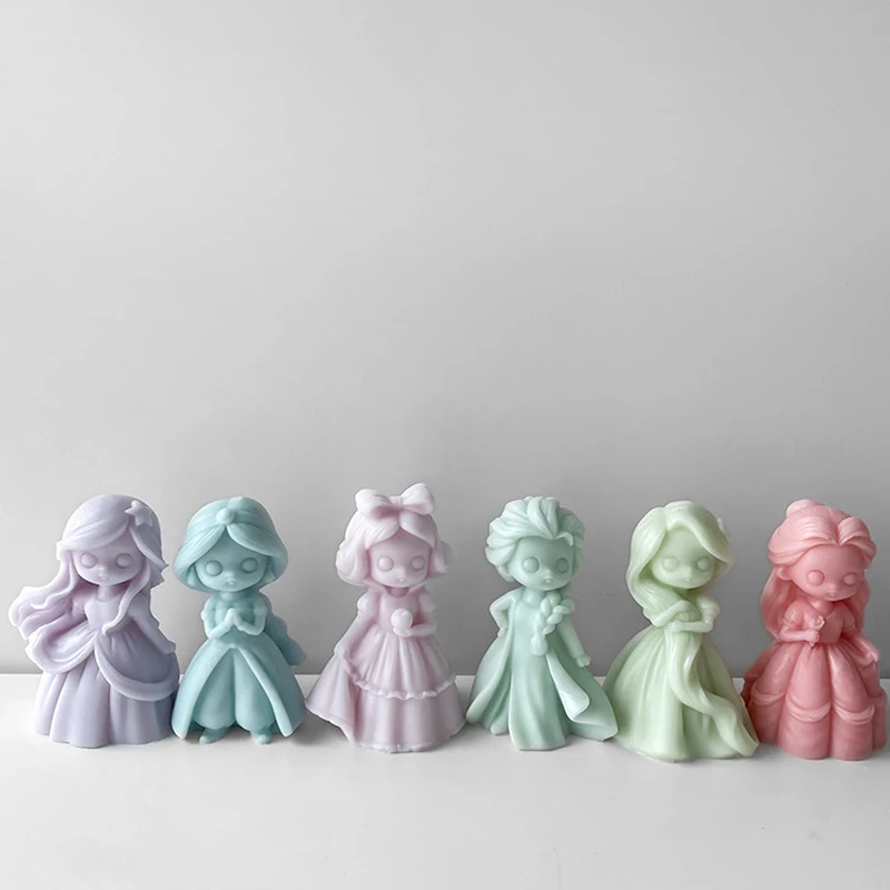 6 Princess Doll Silicone Candl - Soap Making Business บทวิจารณ์และราคา