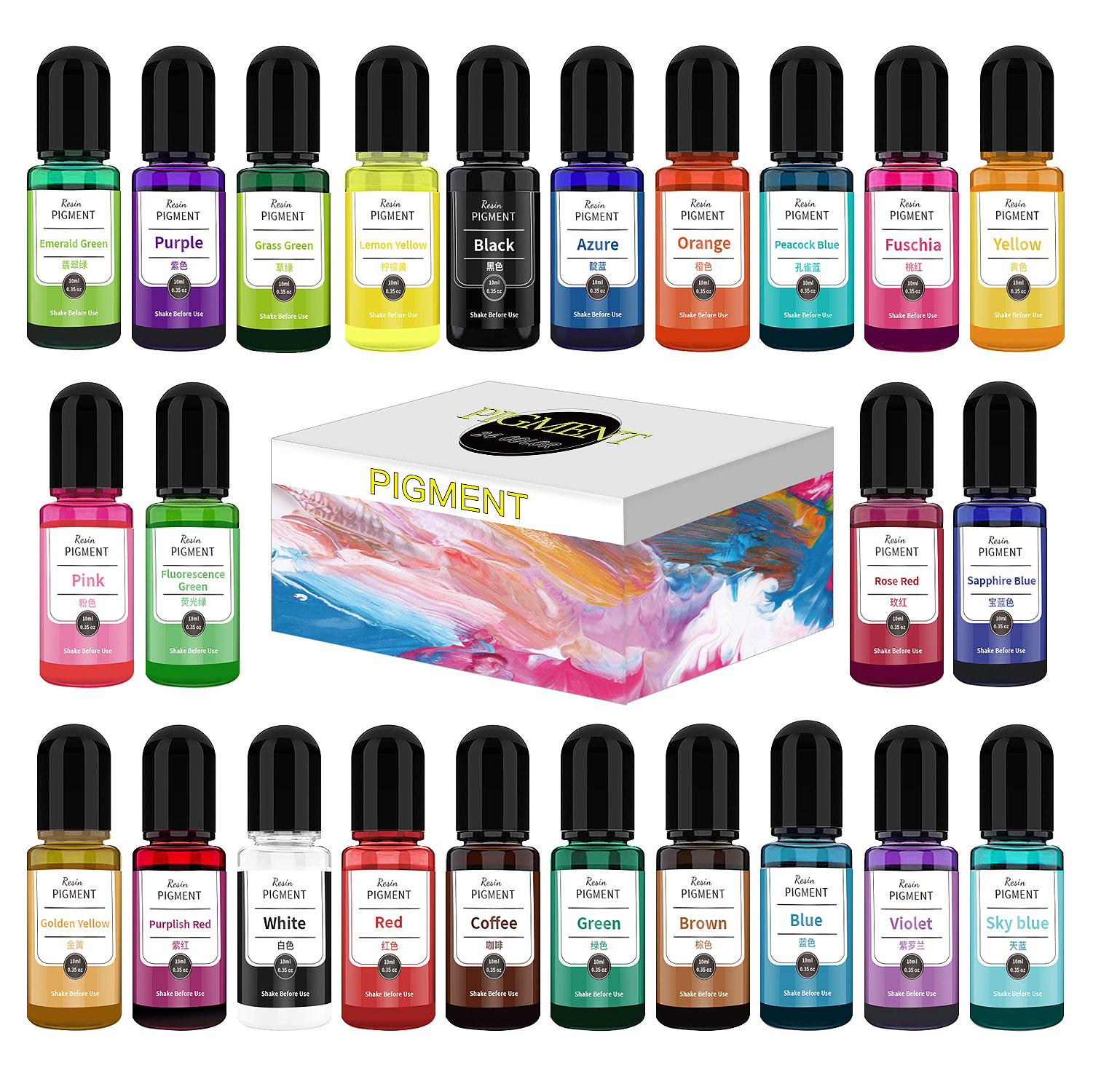 10ml/bottle Epoxy Resin Pigmen - Soap Making Liquid บทวิจารณ์และราคา