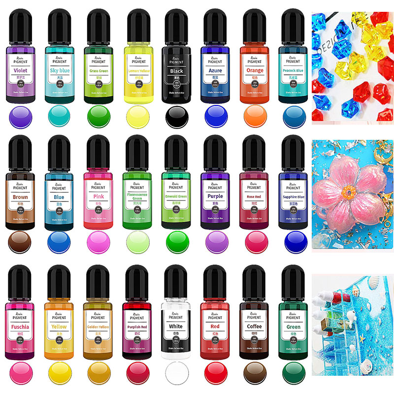 10ml/bottle Epoxy Resin Pigmen - Soap Making Liquid บทวิจารณ์และราคา