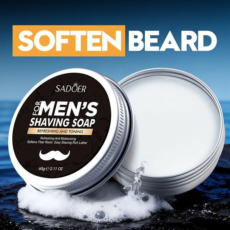 Men's Shaving Soap, Containing - Soap Making Base บทวิจารณ์และราคา