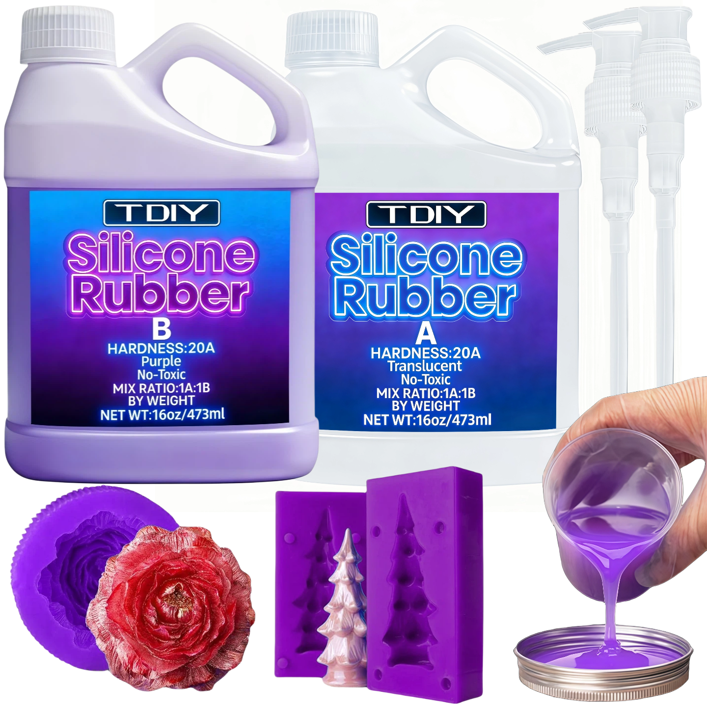 Liquid Silicone Rubber Kit - H - Soap Making Liquid บทวิจารณ์และราคา
