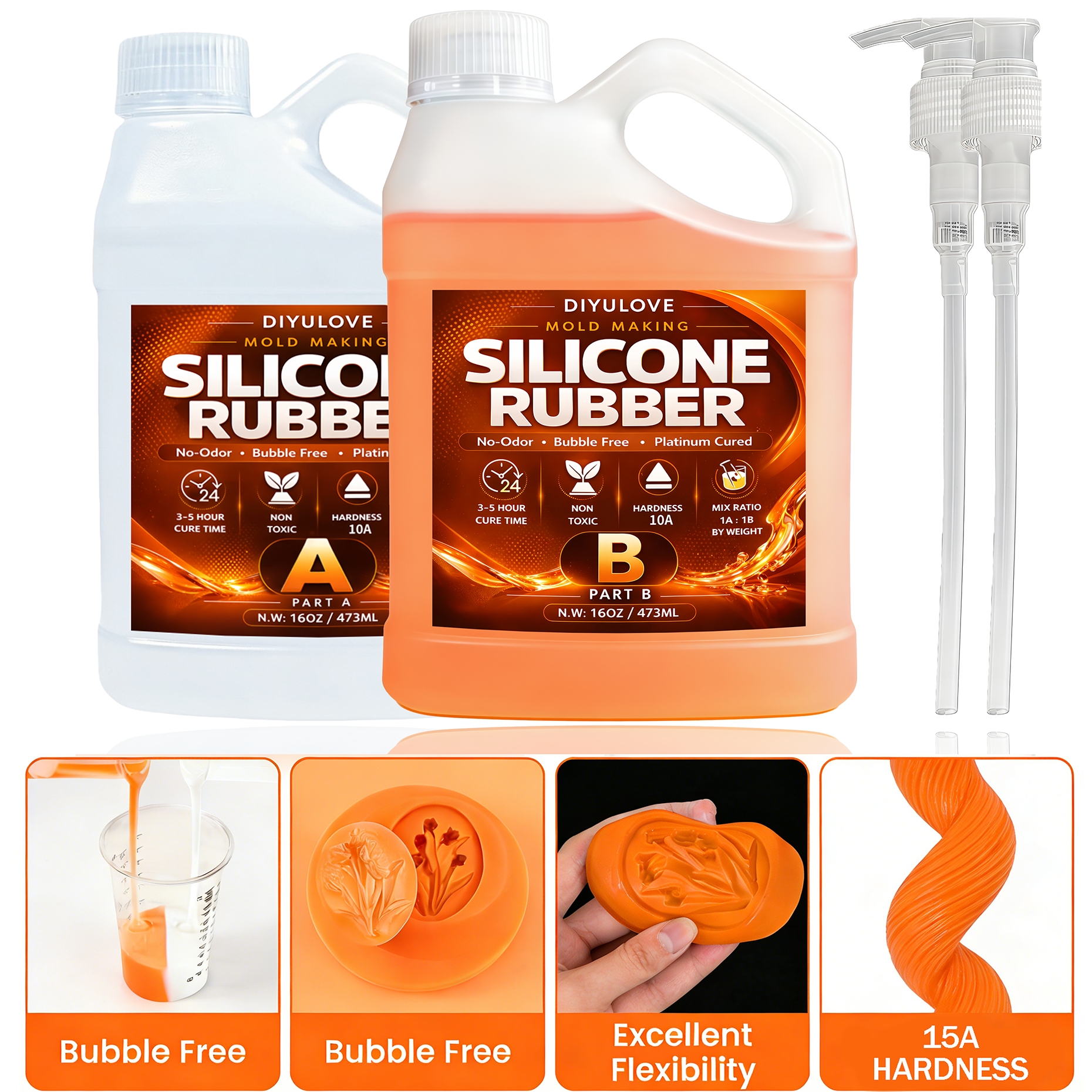 Liquid Silicone Rubber Kit,Hig - Soap Making Material บทวิจารณ์และราคา