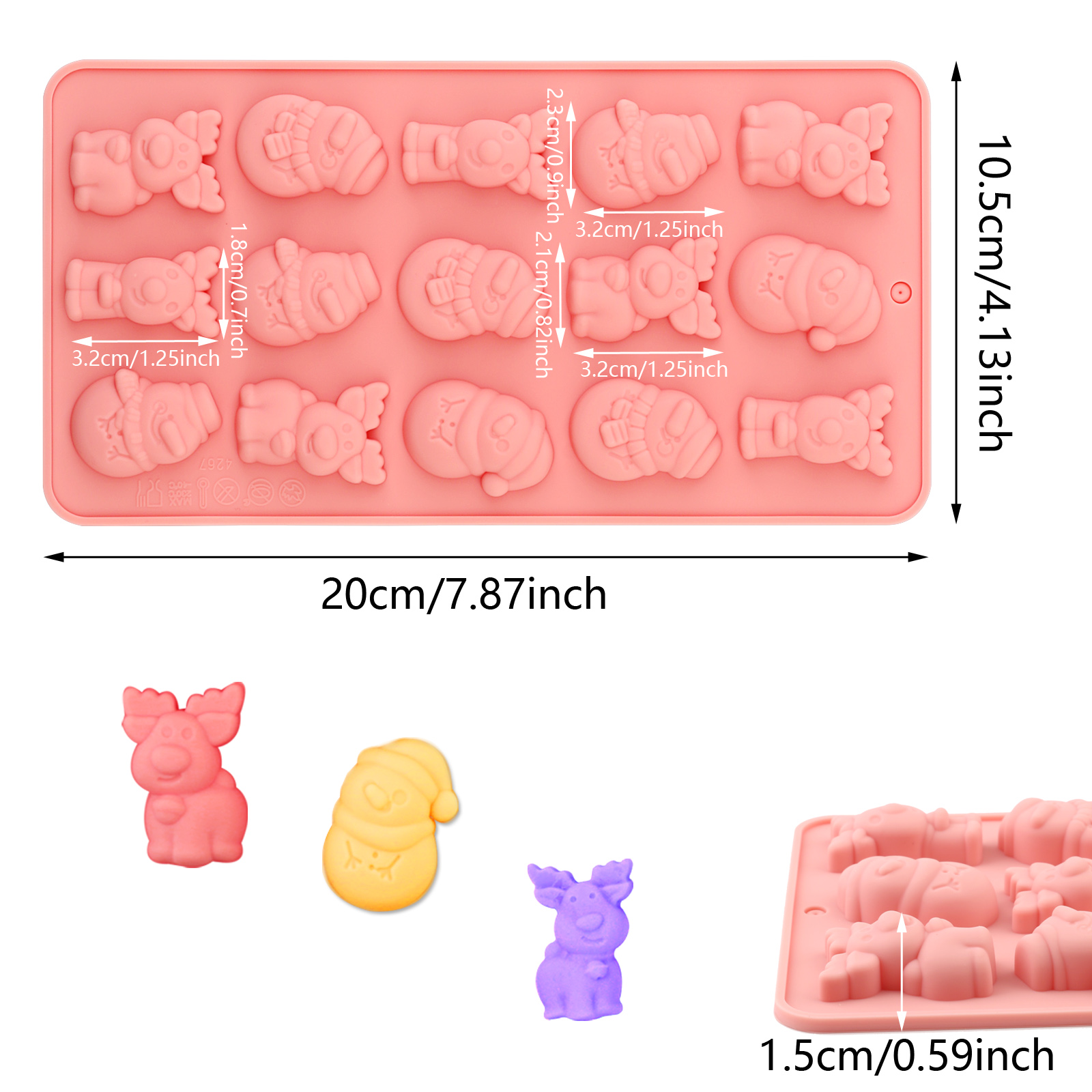 15-Piece Christmas Snowman and - Soap Making Directions บทวิจารณ์และราคา