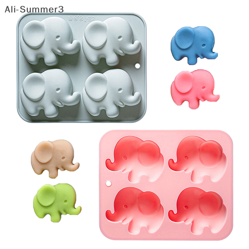 4-hole Baby Elephant Silicone  - Soap Making Material บทวิจารณ์และราคา