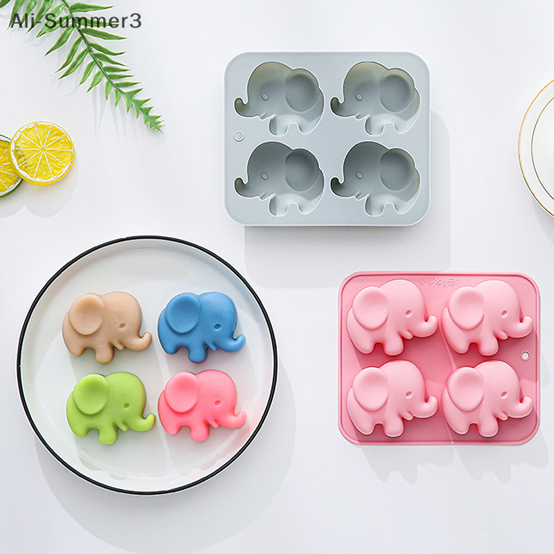 4-hole Baby Elephant Silicone  - Soap Making Material บทวิจารณ์และราคา