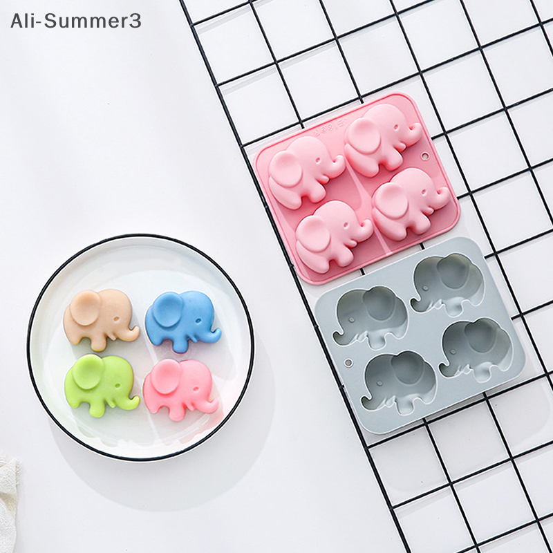 4-hole Baby Elephant Silicone  - Soap Making Material บทวิจารณ์และราคา