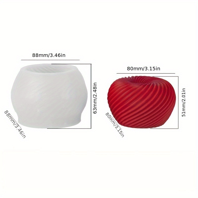 A trendy red apple silicone mo - Soap Making Material บทวิจารณ์และราคา