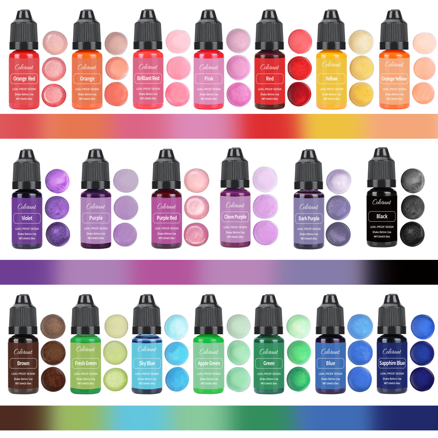Candle Dyes Kit Liquid Coloran - Soap Making Liquid บทวิจารณ์และราคา