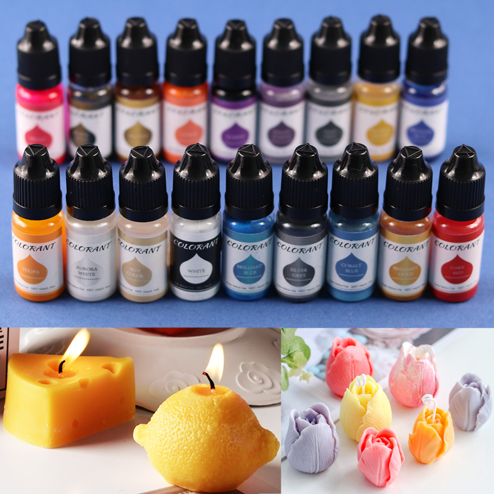 24 Color 10ml Candle Soap Pigm - Soap Making Liquid บทวิจารณ์และราคา