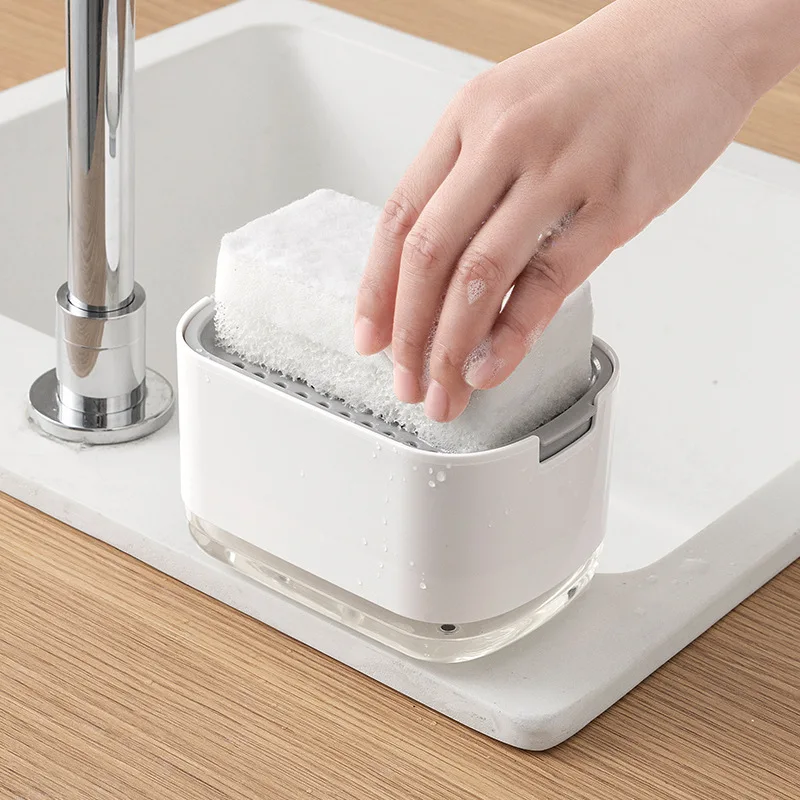 Soap Dispenser With Sponge Hol - Soap Making Liquid บทวิจารณ์และราคา