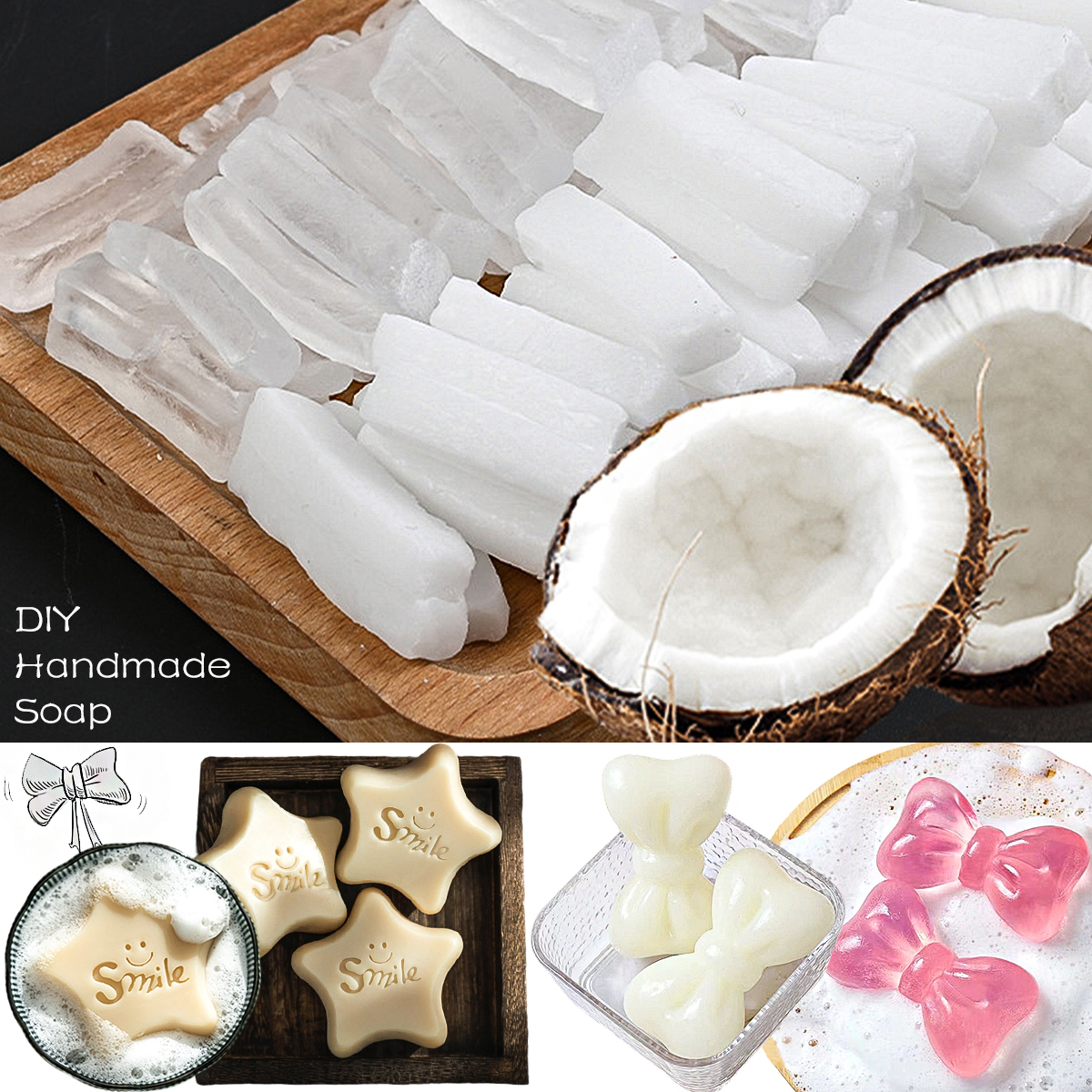 500g/package Handmade Soap Bas - Soap Making Base บทวิจารณ์และราคา