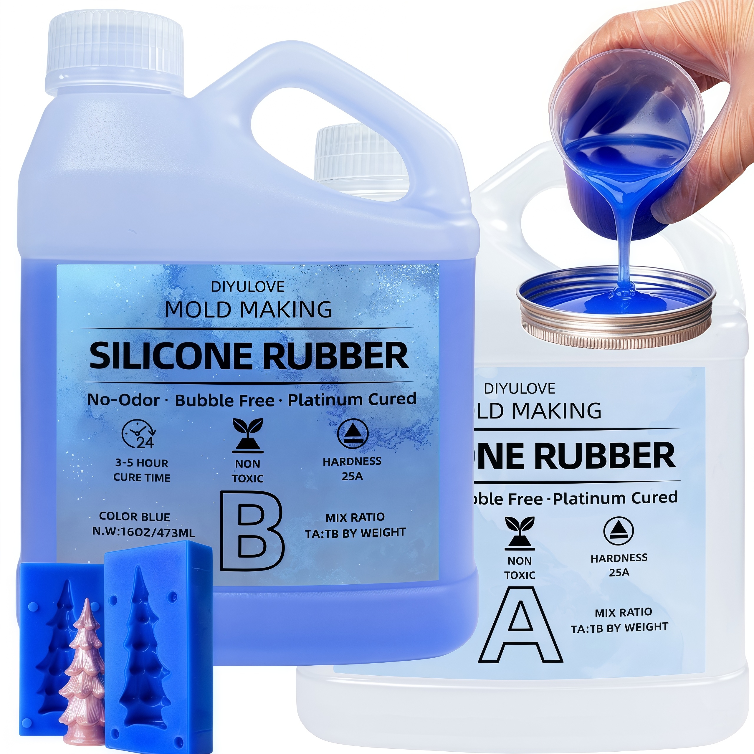 32oz High-Performance Silicone - Soap Making Material บทวิจารณ์และราคา