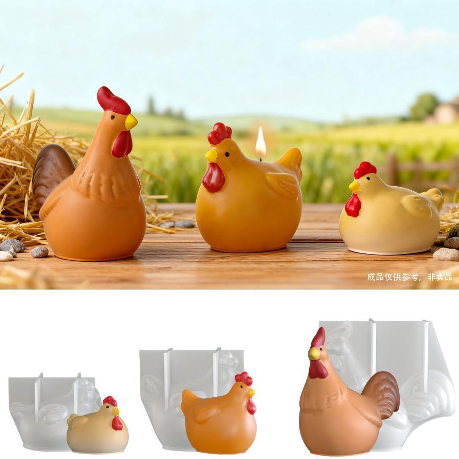 3D Chicken Candle Silicone Mol - Soap Making Business บทวิจารณ์และราคา