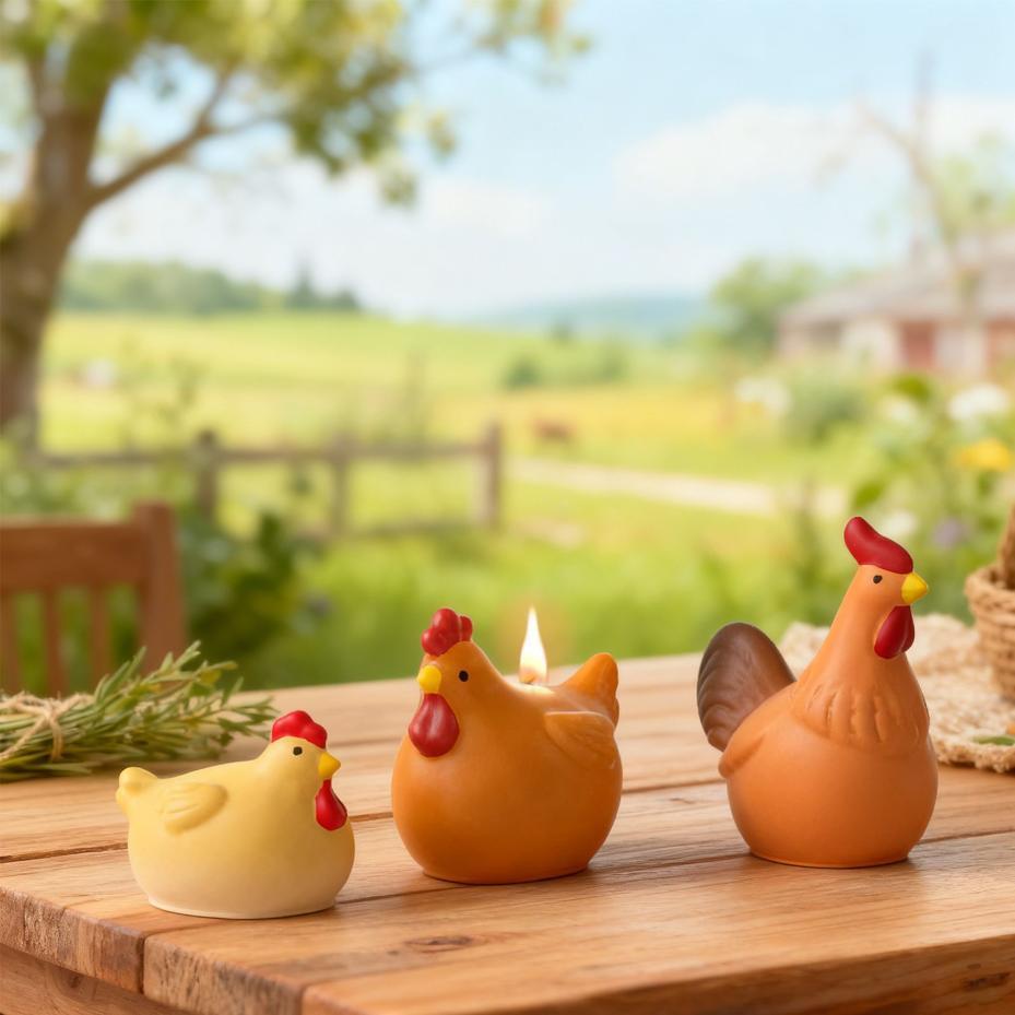 3D Chicken Candle Silicone Mol - Soap Making Business บทวิจารณ์และราคา