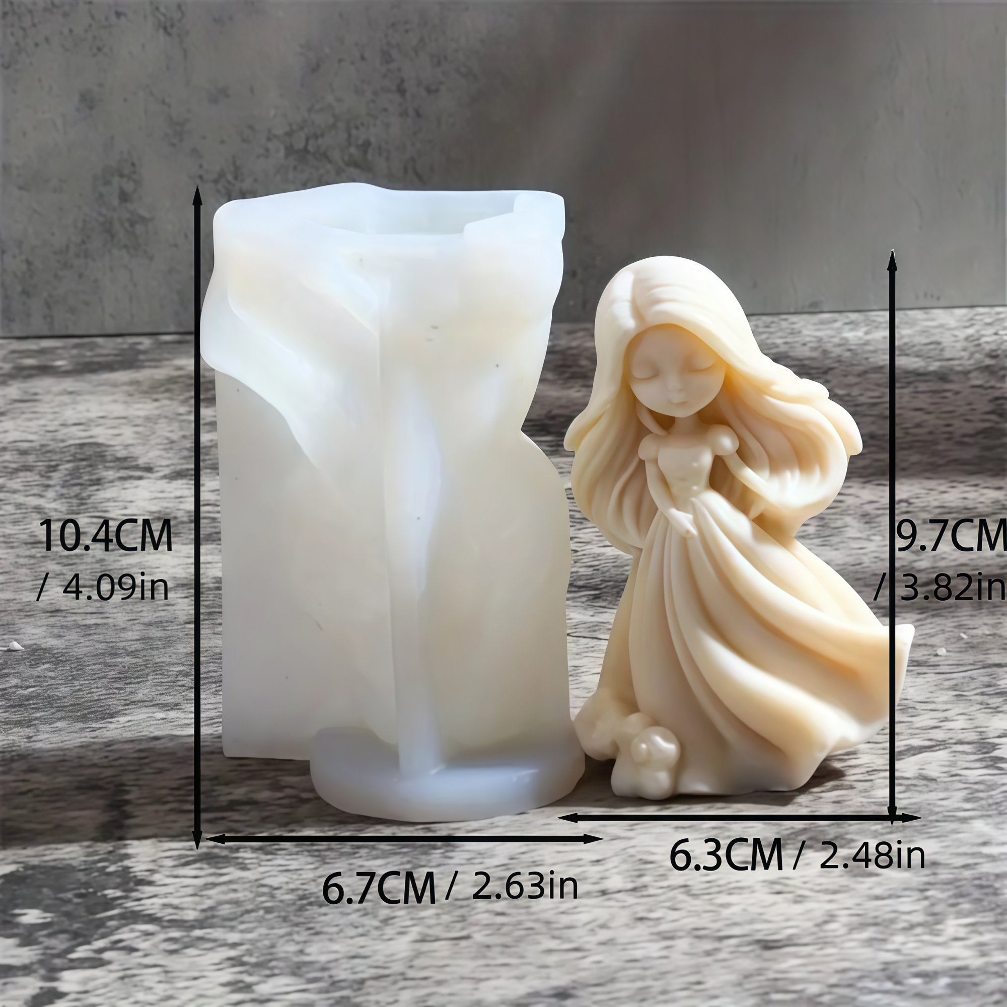 3D Sweet Princess Doll Silicon - Soap Making Business บทวิจารณ์และราคา