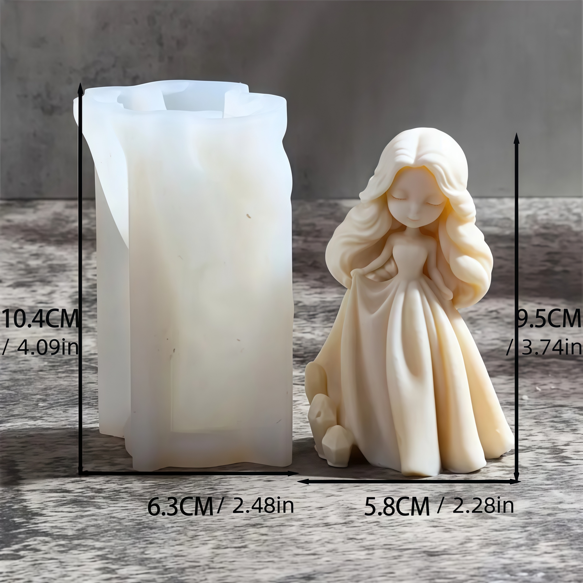 3D Sweet Princess Doll Silicon - Soap Making Business บทวิจารณ์และราคา