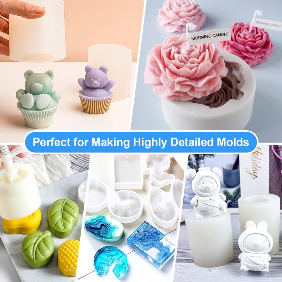 Silicone Mold Making Kit, 38.8 - Soap Making Liquid บทวิจารณ์และราคา