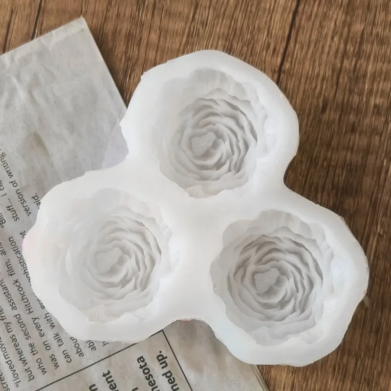 Peony Flower Candle Silicone M - Soap Making Material บทวิจารณ์และราคา